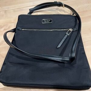 KATE SPADE BRAND NEW CROSSBODY PURSE BLACK SATIN ADORABLE